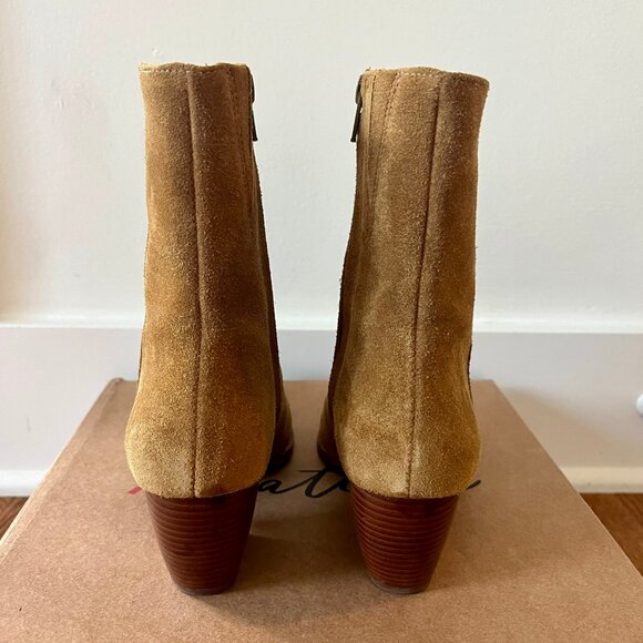 Matisse Caty Ankle Boots Fawn Suede 6.5 - Picture 5 of 11